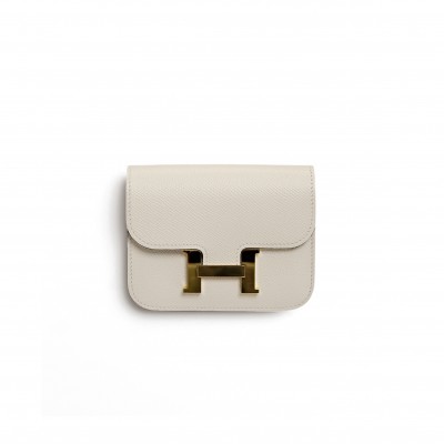 HERMES MASTER CONSTANCE SLIM WALLET EPSOM H082080CK10(12.4*10.2*3cm)